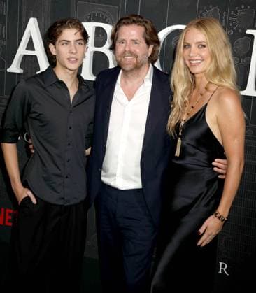 September 17, 2026, New York, New York, USA: Actor JACOB TREMBLAY, director JANUS METZ and actor ANNABELLEÃäWALLIS seen wearing a dress by Ulla Johnson at the Netflix New York Special Screening of Unabomber held at Metrograph. New York USA  - ZUMAk03_ 20260917_zaf_k03_086 Copyright: xNancyxKaszermanx