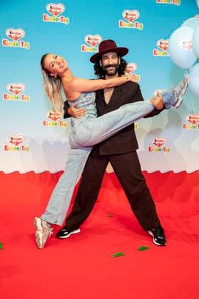 ABB CHILDREN S DAY Anna Carina Woitschack and Massimo Sinato at the children s day at Atelier Gardens Berlin on September 17, 2026