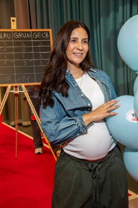 ABB KINDERTAG: Chryssanthi Kavazi, Pregnant, at the KinderTag at the Atelier Gardens in Berlin on September 17, 2026