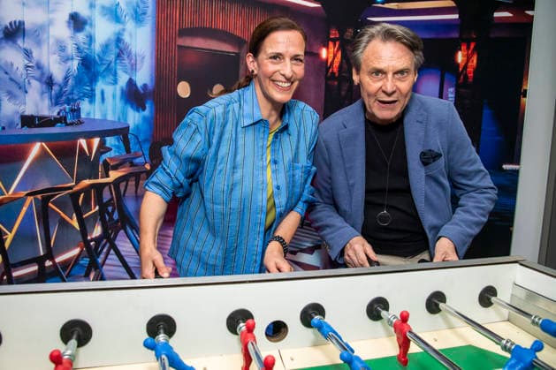 ABB UEFA s Ulrike Frank and Wolfgang Bahro as guests at the UFA Celebrity Gathering Back in Berlin at the UFA GmbH Berlin offices, Berlin, September 17, 2026