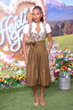 Aurelie Carina arriving at the RTL TV show HeidiFest by Heidi Klum at the Hofbräuhaus in Munich, September 17, 2026 Foto:xK.xKriegerx xFuturexImagex heidifest_6857