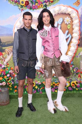 Boureima and Alexavius Hill upon their arrival at the RTL TV show HeidiFest by Heidi Klum at the Hofbräuhaus in Munich, September 17, 2026 Foto:xK.xKriegerx xFuturexImagex heidifest_6866