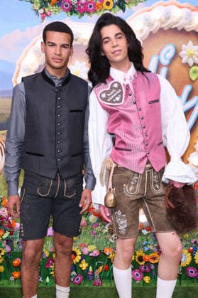 Boureima and Alexavius Hill upon their arrival at the RTL TV show HeidiFest by Heidi Klum at the Hofbräuhaus in Munich, September 17, 2026 Foto:xK.xKriegerx xFuturexImagex heidifest_6867