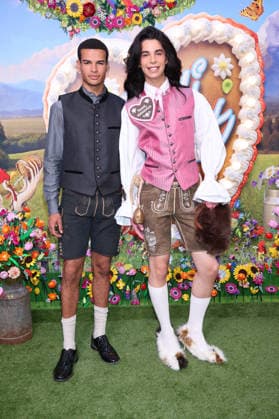 Boureima and Alexavius Hill upon their arrival at the RTL TV show HeidiFest by Heidi Klum at the Hofbräuhaus in Munich, September 17, 2026 Foto:xK.xKriegerx xFuturexImagex heidifest_6865