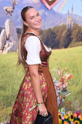 Nina Suess arriving at the RTL TV show HeidiFest by Heidi Klum at the Hofbräuhaus in Munich, September 17, 2026 Foto:xK.xKriegerx xFuturexImagex heidifest_6947