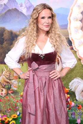 Katja Burkard upon her arrival at the RTL TV show HeidiFest by Heidi Klum at the Hofbräuhaus in Munich, September 17, 2026 Foto:xK.xKriegerx xFuturexImagex heidifest_6971
