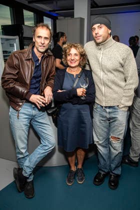 ABB UFA: Jan Georg Schuette, Adriana Altaras, and Leo Altaras as guests at the UFA Celebrity Gathering Back in Berlin at the UFA GmbH Berlin offices, Berlin, September 17, 2026
