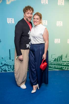 ABB UFA s Knud Riepen and Gisa Flake as guests at the UFA Back in Berlin celebrity gathering at the UFA GmbH Berlin offices, Berlin, September 17, 2026