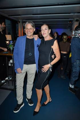 UFA Back in Berlin Reception: Wolfgang Bahro and Katy Karrenbauer on the blue carpet at the UFA Back in Berlin reception at BE YOND OFFICE in Berlin on September 17, 2026 Copyright: xEventpressxBerndtx