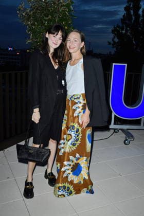 UFA Back in Berlin Reception: Lea von Acken and Katharina Schuettler on the Blue Carpet at the UFA Back in Berlin Reception at BE YOND OFFICE in Berlin on September 17, 2026 Copyright: xEventpressxBerndtx