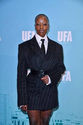 UFA Back in Berlin Reception: Florence Kasumba on the Blue Carpet at the UFA Back in Berlin Reception at BE YOND OFFICE in Berlin on September 17, 2026 Copyright: xEventpressxBerndtx