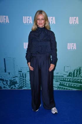 UFA Back in Berlin Reception: Miriam Lahnstein on the Blue Carpet at the UFA Back in Berlin Reception at BE YOND OFFICE in Berlin on September 17, 2026 Copyright: xEventpressxBerndtx