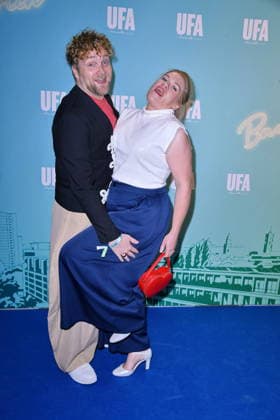 UFA Back in Berlin Reception: Berlin s Knud Riepen and Gisa Flake on the Blue Carpet at the UFA Back in Berlin Reception at BE YOND OFFICE in Berlin on September 17, 2026 Copyright: xEventpressxBerndtx