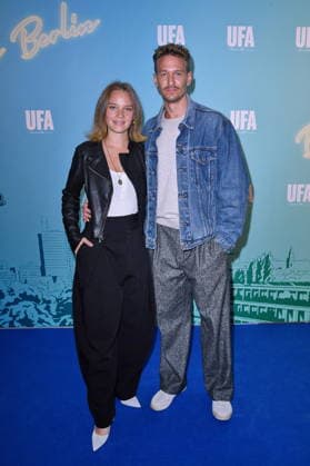 UFA Back in Berlin Reception: Sonja Gerhardt and Vladimir Burlakov on the Blue Carpet at the UFA Back in Berlin Reception at BE YOND OFFICE in Berlin on September 17, 2026 Copyright: xEventpressxBerndtx