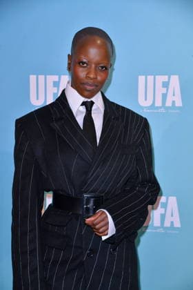 UFA Back in Berlin Reception: Florence Kasumba on the Blue Carpet at the UFA Back in Berlin Reception at BE YOND OFFICE in Berlin on September 17, 2026 Copyright: xEventpressxBerndtx