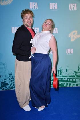 UFA Back in Berlin Reception: Knud Riepen and Gisa Flake on the Blue Carpet at the UFA Back in Berlin Reception at BE YOND OFFICE in Berlin on September 17, 2026 Copyright: xEventpressxBerndtx