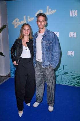 UFA Back in Berlin Reception: Sonja Gerhardt and Vladimir Burlakov on the Blue Carpet at the UFA Back in Berlin Reception at BE YOND OFFICE in Berlin on September 17, 2026 Copyright: xEventpressxBerndtx