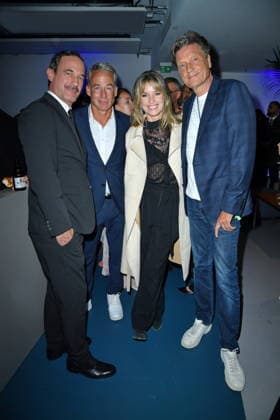 UFA Back in Berlin Reception: Berlin’s Soenke Moehring, Marco Girnth, Ina Paule Klink, and Roland Suso Richter on the Blue Carpet at the UFA Back in Berlin Reception at BE YOND OFFICE in Berlin on September 17, 2026 Copyright: xEventpressxBerndtx