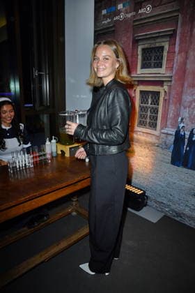 UFA Back in Berlin Reception: Sonja Gerhardt on the Blue Carpet at the UFA Back in Berlin Reception at BE YOND OFFICE in Berlin on September 17, 2026 Copyright: xEventpressxBerndtx