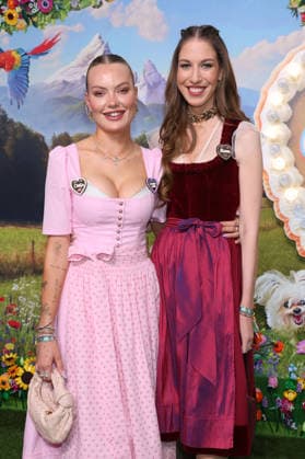 Cheyenne Savannah Ochsenknecht and Alana Siegel upon arrival at the RTL TV show HeidiFest by Heidi Klum at the Hofbräuhaus in Munich, September 17, 2026 Foto:xK.xKriegerx xFuturexImagex heidifest_7009