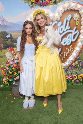 Leni Klum and Heidi Klum arriving at the RTL TV show HeidiFest by Heidi Klum at the Hofbräuhaus in Munich, September 17, 2026 Foto:xK.xKriegerx xFuturexImagex heidifest_7021