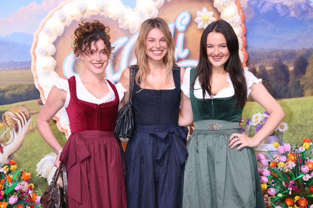 Riccarda Greco, Selma May, and Nele Ludowig Roeffen upon their arrival at the RTL TV show HeidiFest by Heidi Klum at the Hofbräuhaus in Munich, September 17, 2026 Foto:xK.xKriegerx xFuturexImagex heidifest_7036