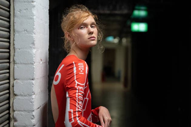 LFW - Ksenia Schnaider Backstage A model is seen backstage at the Ksenia Schnaider show during London Fashion Week September 2026 at The Strand in London, England on September 17, 2026. Photo by LounisPhotography ABACAPRESS.COM London United Kingdom  Copyright: xLounisPhotography ABACAx