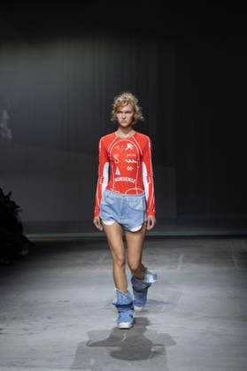 LFW - Ksenia Schnaider Runway A model walks the runway at the Ksenia Schnaider show during London Fashion Week September 2026 at The Strand in London, England on September 17, 2026. Photo by LounisPhotography ABACAPRESS.COM London United Kingdom  Copyright: xLounisPhotography ABACAx