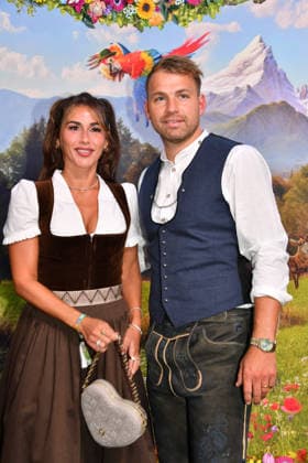 Sarah Engel with Boyfriend 2 at HeidiFest by Heidi Klum, a pre-Oktoberfest event hosted by RTL at the Hofbräuhaus in Munich on September 17, 2026