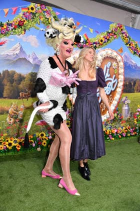 Olivia Jones and Larissa Marolt at the 2nd HeidiFest by Heidi Klum, a pre-Oktoberfest event hosted by RTL at the Hofbräuhaus in Munich on September 17, 2026