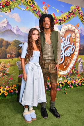Leni Klum and Henry Samuel at the 2nd HeidiFest by Heidi Klum, a pre-Oktoberfest event hosted by RTL at the Hofbräuhaus in Munich on September 17, 2026