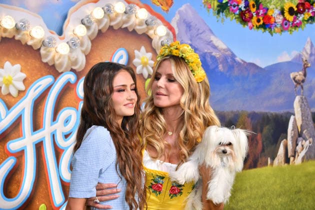 Heidi Klum with her daughter Leni Klum 2 at HeidiFest by Heidi Klum, a pre-Oktoberfest event hosted by RTL at the Hofbräuhaus in Munich on September 17, 2026