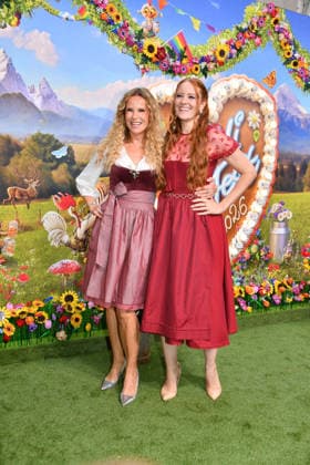 Katja Burkard and Barbara Meier at the 2nd HeidiFest by Heidi Klum, a pre-Oktoberfest event hosted by RTL at the Hofbräuhaus in Munich on September 17, 2026