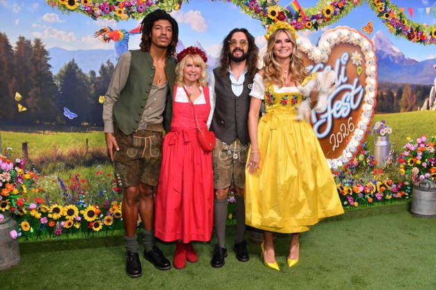 Henry Samuel, Erna Klum, Tom Kaulitz, and Heidi Klum 2 HeidiFest by Heidi Klum Pre-Oktoberfest Event, RTL Hofbräuhaus, Munich, September 17, 2026