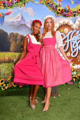 Anna Ermakova with her mother Angela at the 2nd HeidiFest by Heidi Klum, a pre-Oktoberfest event hosted by RTL at the Hofbräuhaus in Munich on September 17, 2026