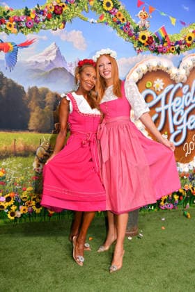 Anna Ermakova with her mother Angela at the 2nd HeidiFest by Heidi Klum, a pre-Oktoberfest event hosted by RTL at the Hofbräuhaus in Munich on September 17, 2026