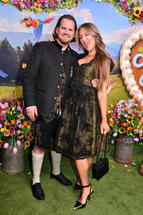 Joelina Drews with her boyfriend at the 2nd HeidiFest by Heidi Klum, a pre-Oktoberfest event hosted by RTL at the Hofbräuhaus in Munich on September 17, 2026