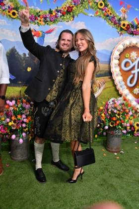 Joelina Drews with her boyfriend at the 2nd HeidiFest by Heidi Klum, a pre-Oktoberfest event hosted by RTL at the Hofbräuhaus in Munich on September 17, 2026