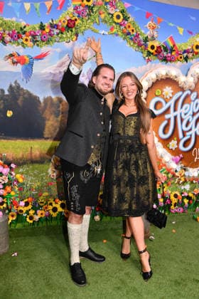 Joelina Drews with her boyfriend at the 2nd HeidiFest by Heidi Klum, a pre-Oktoberfest event hosted by RTL at the Hofbräuhaus in Munich on September 17, 2026