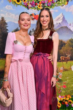 Cheyenne Ochsenknecht and Alena Siegel at the 2nd HeidiFest by Heidi Klum, a pre-Oktoberfest event hosted by RTL at the Hofbräuhaus in Munich on September 17, 2026