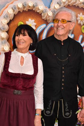 Tony Christie with his wife at the 2nd HeidiFest by Heidi Klum, a pre-Oktoberfest event hosted by RTL at the Hofbräuhaus in Munich on September 17, 2026