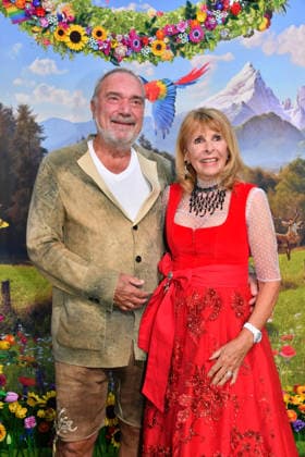 Ireen Sheer with her husband Klaus Jürgen Kahl at the 2nd HeidiFest by Heidi Klum, a pre-Oktoberfest event hosted by RTL at the Hofbräuhaus in Munich on September 17, 2026