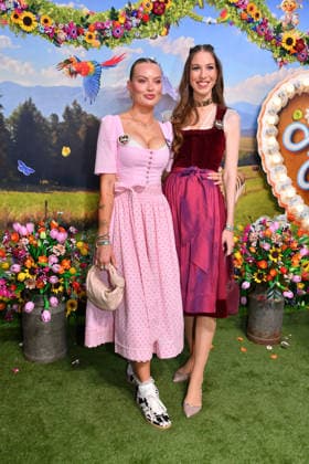 Cheyenne Ochsenknecht and Alena Siegel at the 2nd HeidiFest by Heidi Klum, a pre-Oktoberfest event hosted by RTL at the Hofbräuhaus in Munich on September 17, 2026