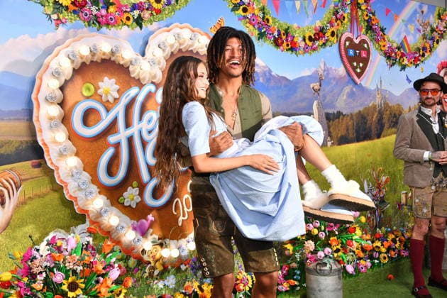 Leni Klum and Henry Samuel at the 2nd HeidiFest by Heidi Klum, a pre-Oktoberfest event hosted by RTL at the Hofbräuhaus in Munich on September 17, 2026