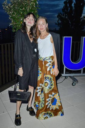 Lea von Acken and Katharina Schuettler at the UFA Back reception at BE YOND OFFICE in Berlin on September 17, 2026