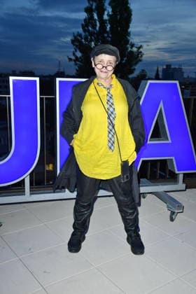 Katharina Thalbach at the UFA Back reception at BE YOND OFFICE in Berlin on September 17, 2026