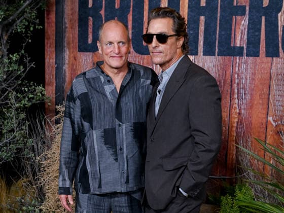 September 17, 2026, Westwood, California, USA: American actor WOODY HARRELSON, 65, and American actor MATTHEW, MCCONAUGHEY, 56, wearing Prada, attend Apple TVâ€⠢s â€oeBrothers†Premiere. Westwood USA - ZUMAb173 20260917_aap_b173_014 Copyright: xBillyxBennightx