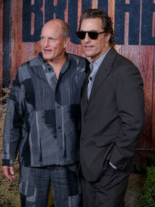 September 17, 2026, Westwood, California, USA: American actor WOODY HARRELSON, 65, and American actor MATTHEW, MCCONAUGHEY, 56, wearing Prada, attend Apple TVâ€⠢s â€oeBrothers†Premiere. Westwood USA - ZUMAb173 20260917_aap_b173_016 Copyright: xBillyxBennightx