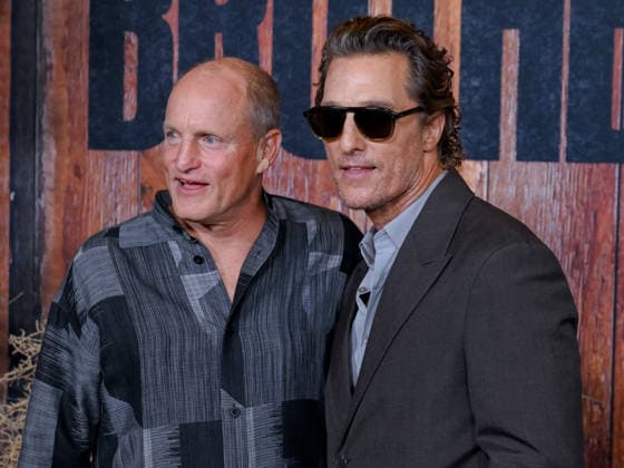 September 17, 2026, Westwood, California, USA: American actor WOODY HARRELSON, 65, and American actor MATTHEW, MCCONAUGHEY, 56, wearing Prada, attend Apple TVâ€⠢s â€oeBrothers†Premiere. Westwood USA - ZUMAb173 20260917_aap_b173_011 Copyright: xBillyxBennightx