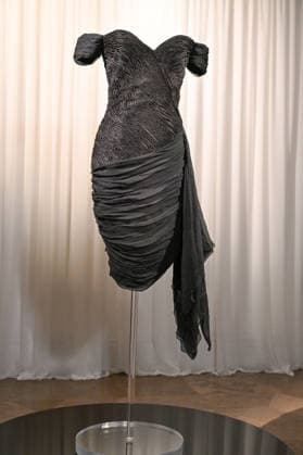 Exclusive unveiling of Princess Diana™s Revenge Dress at Sotheby™s London. One of the most legendary fashion items in modern history is exhibited for the first time since 1997. The iconic black silk evening dress was designed by Christina Stambolian and famously worn by Diana, Princess of Wales, at the Serpentine Gallery in 1994 When: 18 Sep 2026 Credit: Cover Images EDITORIAL USE ONLY. NOT FOR USE BY NEWSPAPERS BASED IN THE UK. Copyright: xx coverimg56031638